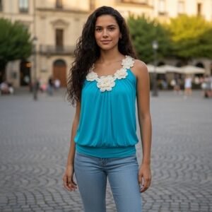 Rue21 Teal Racerback Tank